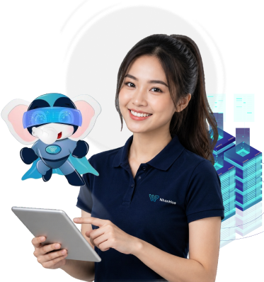 Nhân viên hỗ trợ và linh vật AI