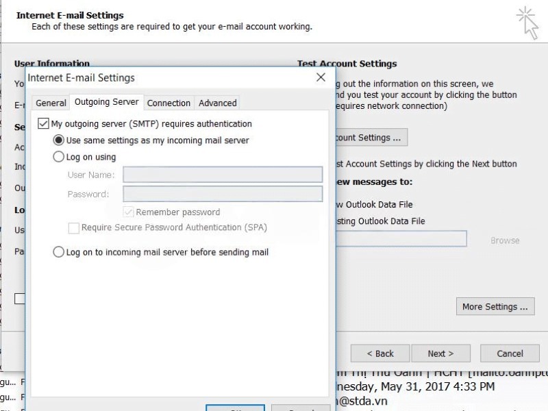 Hướng dẫn các cách đăng nhập mail công ty trên Outlook trên máy tính