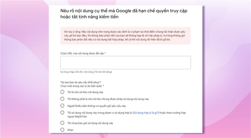 Cách kháng cáo DMCA Report thành công