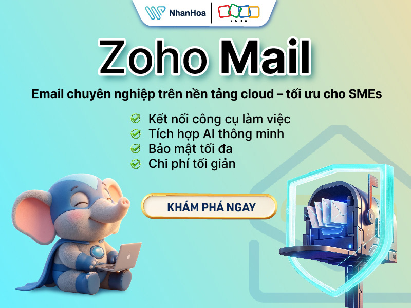 Khám phá ngay Email chuyên nghiệp cho SMEs - Zoho Mail