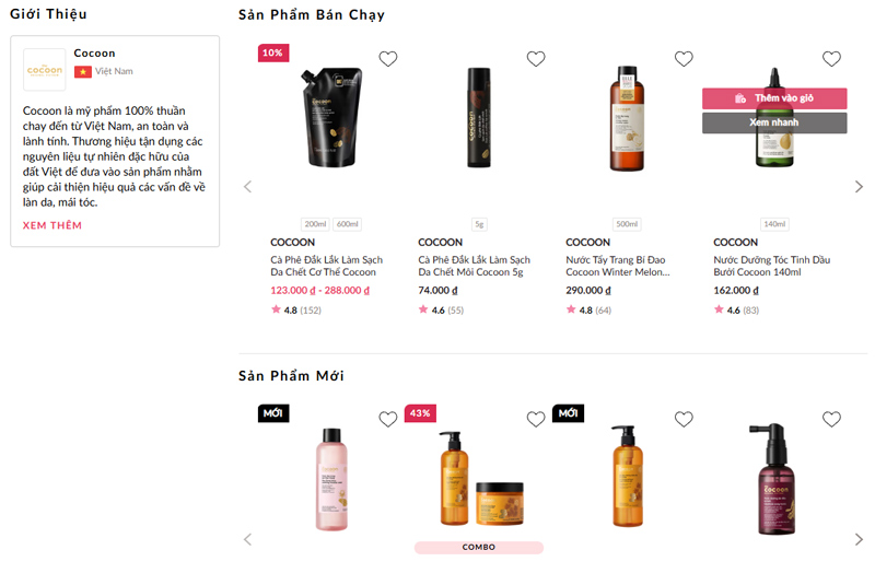 kích thước website