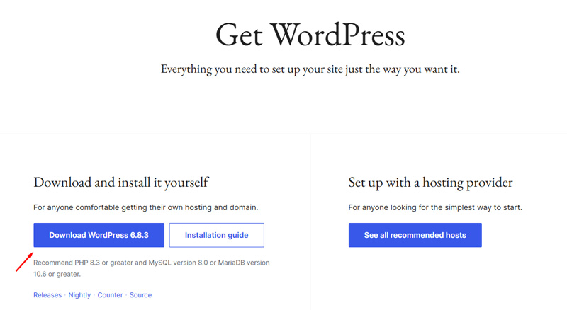 cách cập nhật wordpress​