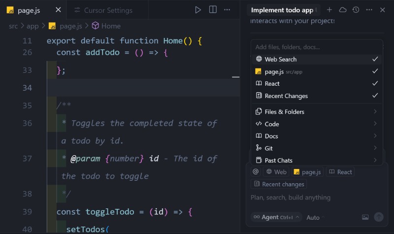 AI Coding Agent trong Cursor AI hoạt động như thế nào?