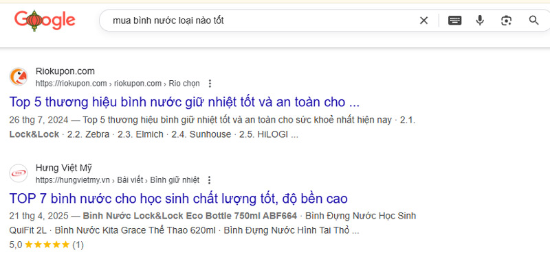 search intent là gì