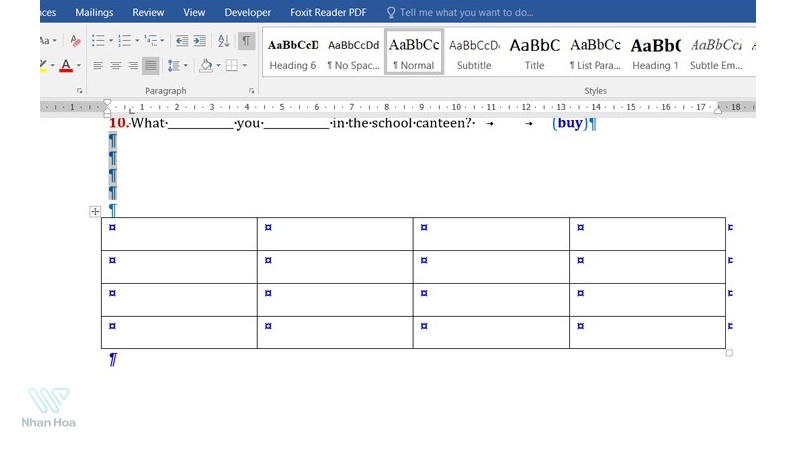 Cách dùng View Gridlines + thu nhỏ font chữ