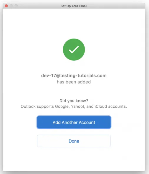 cài đặt email outlook