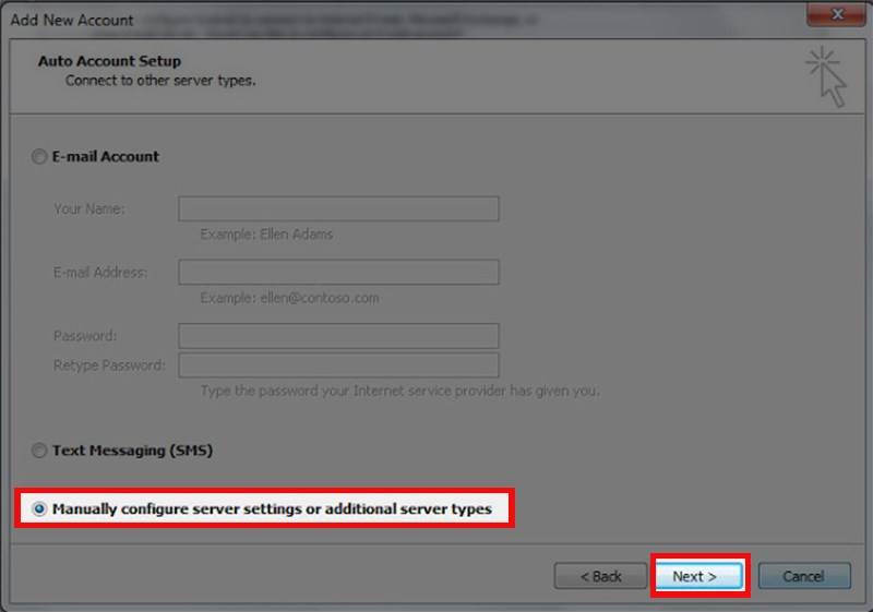 cài đặt email outlook