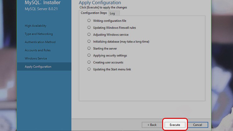 Cài đặt MySQL Server