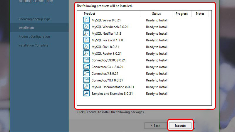 Cài đặt MySQL Server