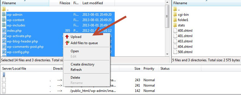 Cài đặt wordpress localhost với DirectAdmin