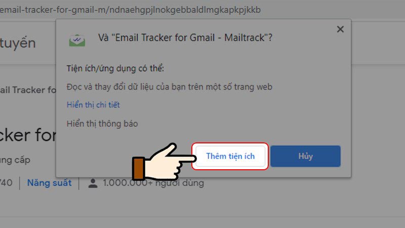 Cách cài Mailtrack trên máy tính
