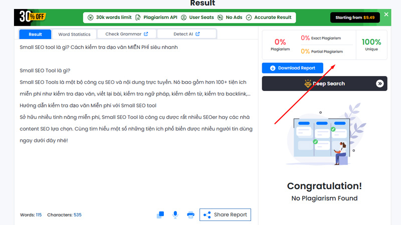 Small seo tool