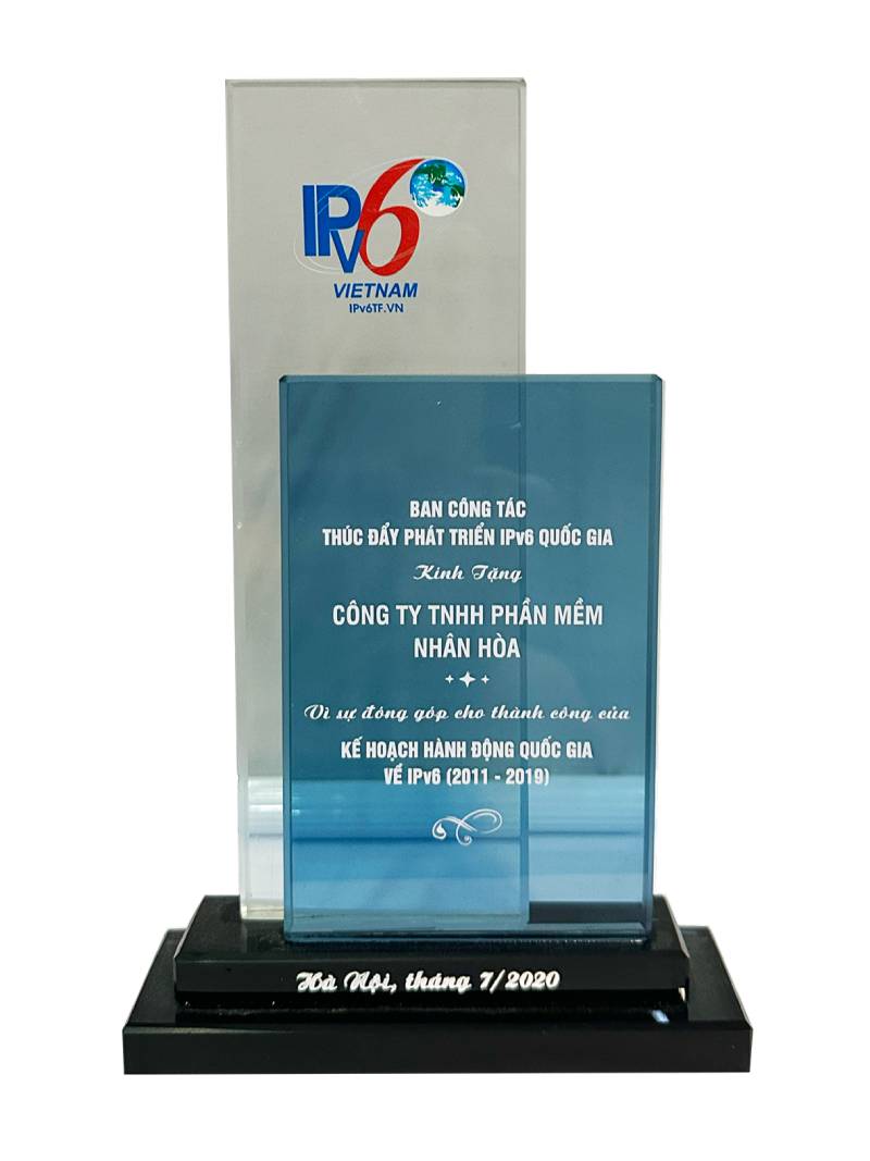 Nhân Hòa nhận Kỷ niệm chương ghi nhận đóng góp Kế hoạch hành động quốc gia về IPv6 (2011 – 2019)