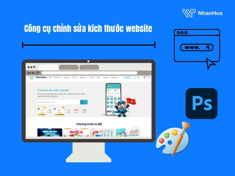 kích thước website