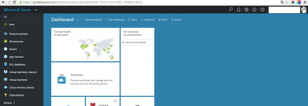 Đăng ký Portal Azure login 