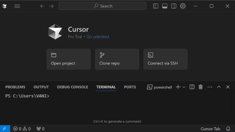 Cách tạo và sử dụng Cursor AI cơ bản