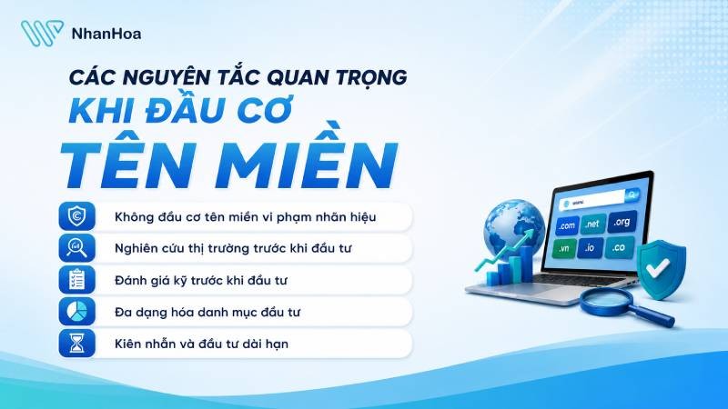 Các nguyên tắc quan trọng khi đầu cơ tên miền