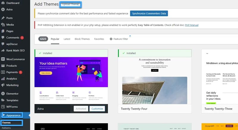 Hướng dẫn cài theme Flatsome Wordpress