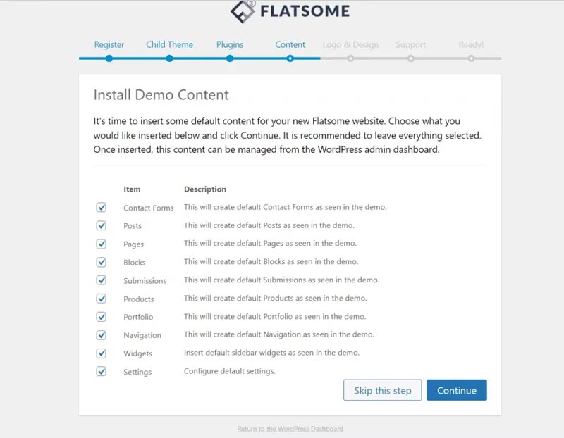 Hướng dẫn cài theme Flatsome Wordpress
