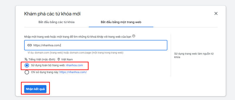 Cách xem chỉ số Search Volume chính xác