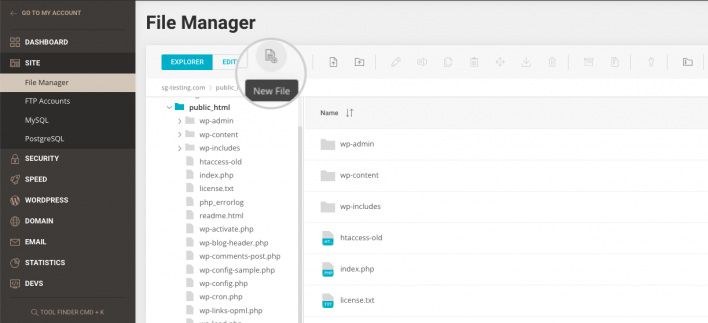 Tạo lại tệp .htaccess