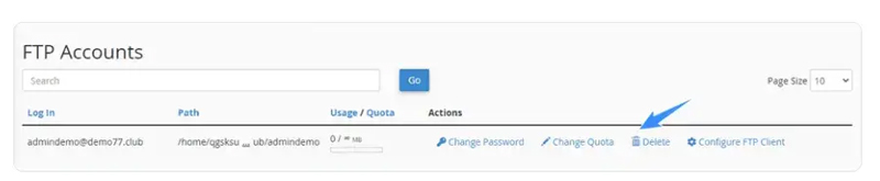 Cách reset hosting cpanel