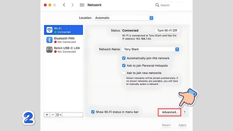 Hướng dẫn cách thay đổi DNS 8.8.8.8 trên MacOS