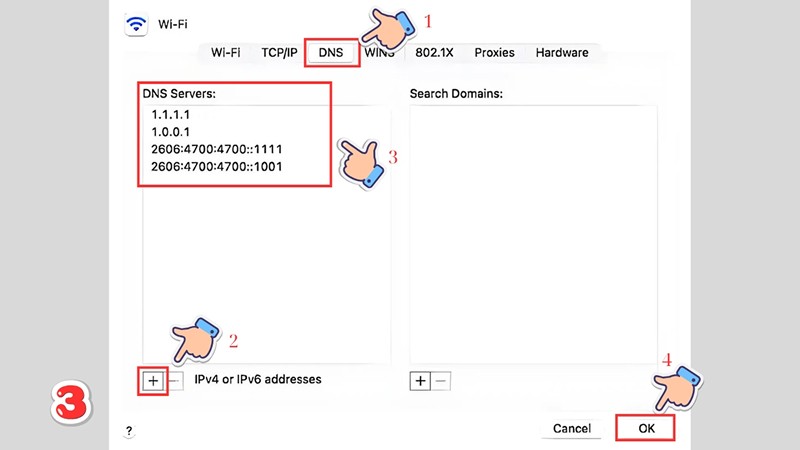Hướng dẫn cách thay đổi DNS 8.8.8.8 trên MacOS