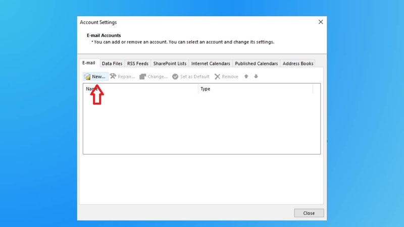 Hướng dẫn đăng nhập mail nội bộ trên Outlook