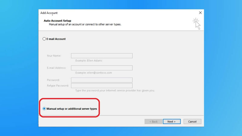 Hướng dẫn đăng nhập mail nội bộ trên Outlook
