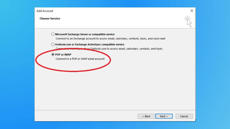 Hướng dẫn đăng nhập mail nội bộ trên Outlook