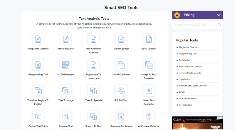 Small seo tool