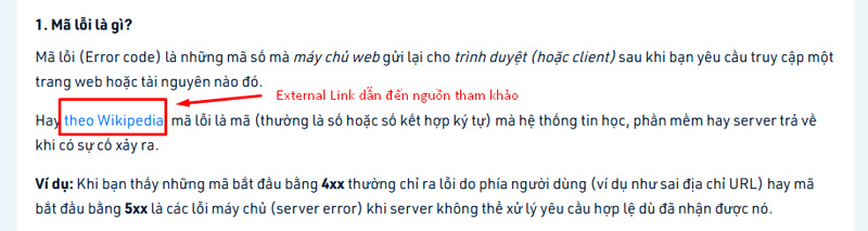 External link - Liên kết ngoài