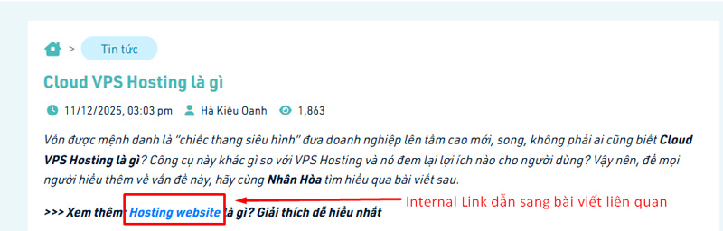 Internal link là gì? Cách tạo link nội bộ tăng sức mạnh SEO