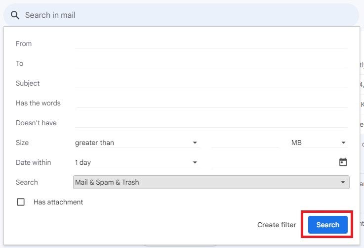 Khôi phục email đã xóa trong Gmail từ thư mục Trash