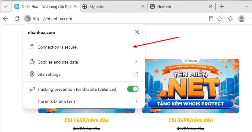 kiểm tra website