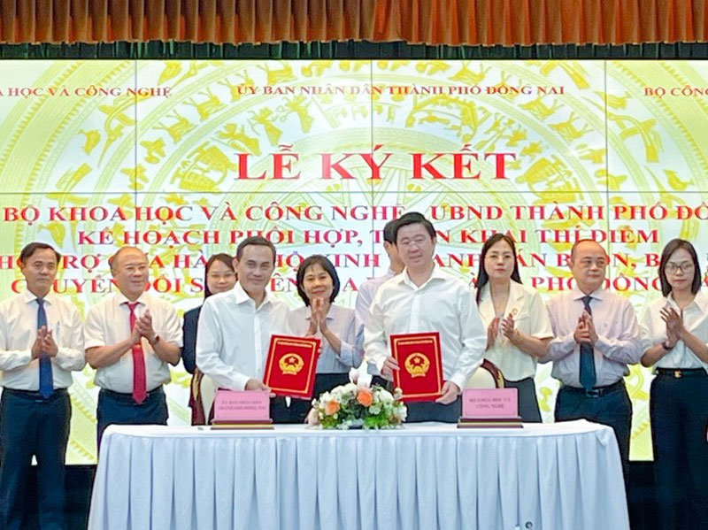 Lễ ký kết thỏa thuận hợp tác giữa Bộ Khoa học và Công nghệ, Bộ Công Thương cùng UBND Thành phố Đồng Nai