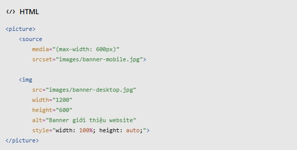 Kỹ thuật responsive image