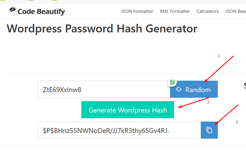 lấy lại mật khẩu admin wordpress