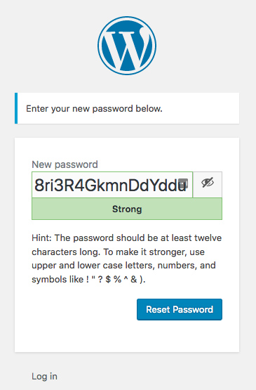 lấy lại mật khẩu admin wordpress