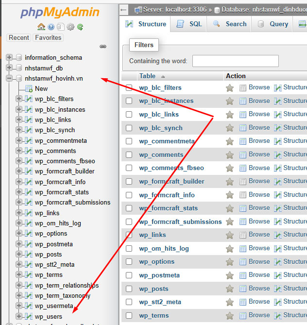 lấy lại mật khẩu admin wordpress