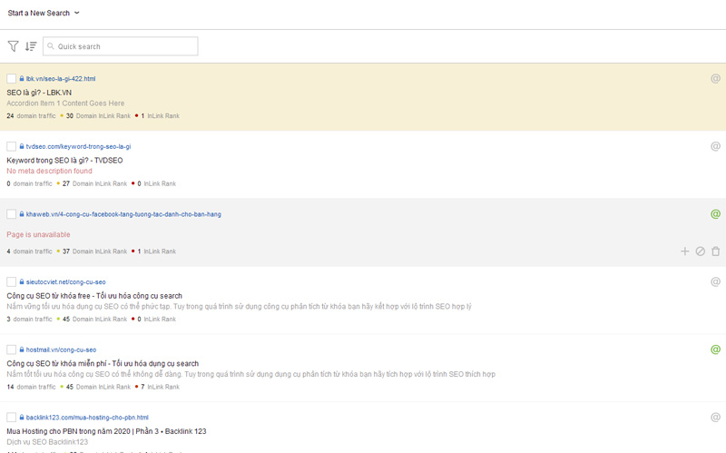 Link Assistant của SEO Powersuite