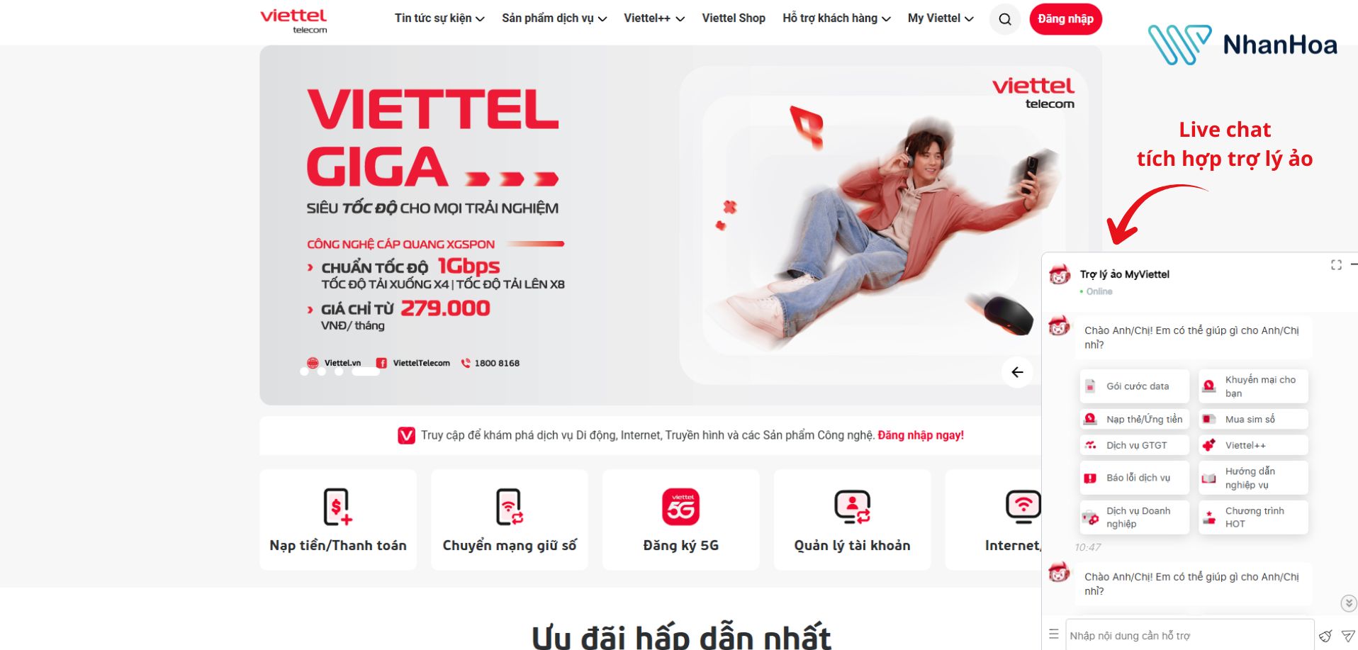 live chat ai