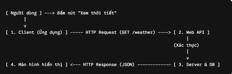 luồng dữ liệu api web