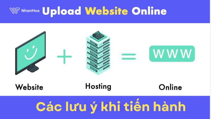 Lưu ý khi upload website lên hosting
