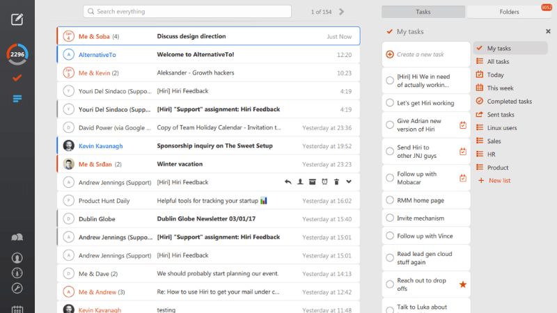 Tổng hợp 9 ứng Mail Client tốt nhất hiện nay