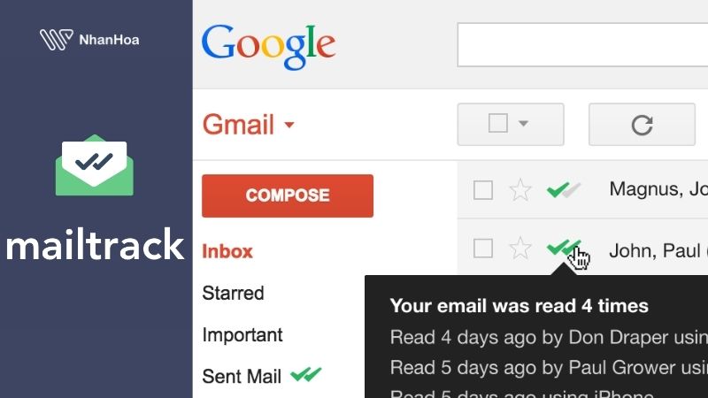 Cách dùng Mailtrack để theo dõi email đã gửi