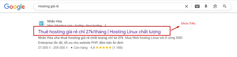 Các thẻ Meta trong SEO: 7 loại quan trọng nhất