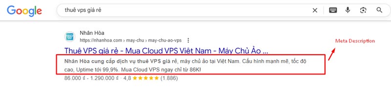Thẻ Meta Description