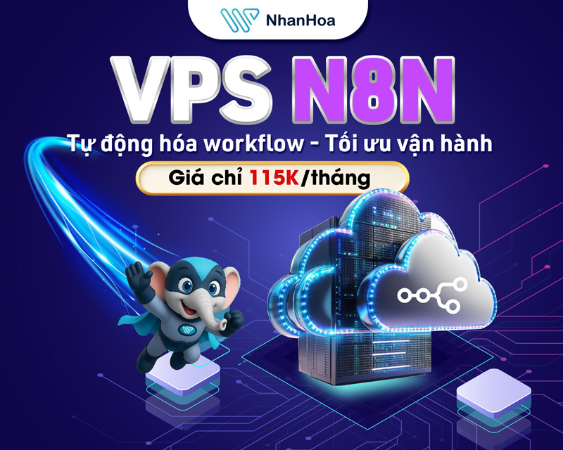 Nhân Hòa -  Giải pháp VPS n8n tối ưu cho hệ thống tự động hóa doanh nghiệp 